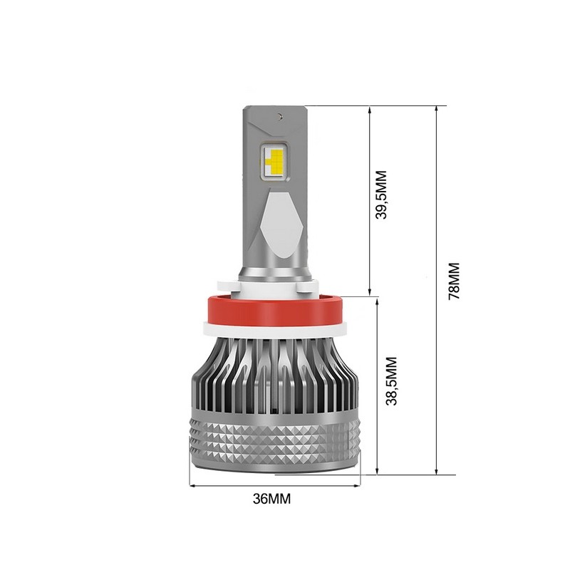 Kit Led Fendinebbia per INFINITI M35 (01/2005) Osaka H8-H9-H11-H16 10'000LM 30W