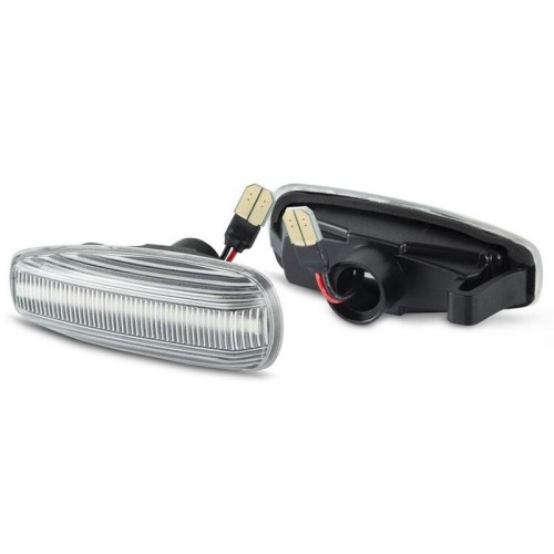 Frecce laterali Led lente chiara compatibile con HYUNDAI i30 e KIA Rio III