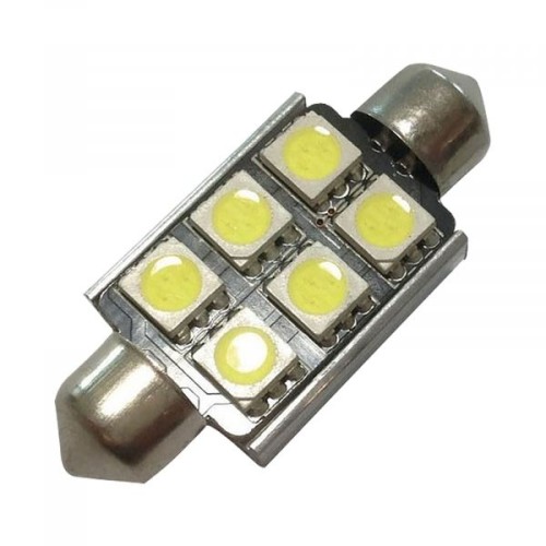 Luce Abitacolo per IVECO DAILY IV Pianale piatto/Telaio (05/2006 03/2012) Led Siluro 6 SMD Canbus 16x38mm