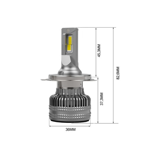 Kit Led Anabbagliante per Jeep COMPASS (MK49) (08/2006) Osaka H4 10'000LM 30W