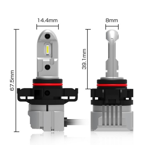 DRL - Luce Diurna per Jeep COMPASS (MP, M6, MV, M7) (01/2016) Plug&Play PSX24W 4000 LM