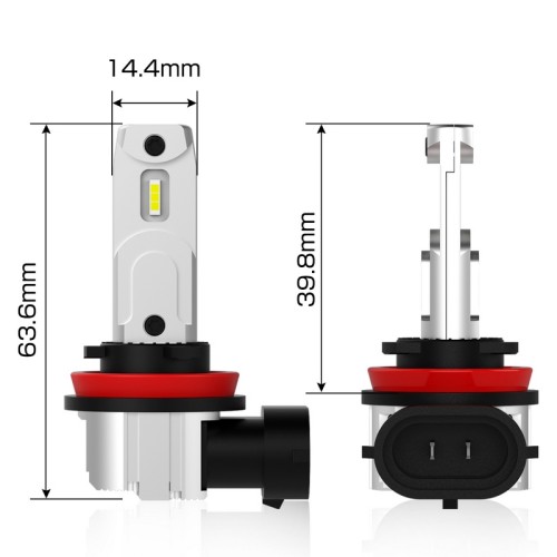 Kit Led Abbagliante per Jeep GRAND CHEROKEE IV (WK, WK2) (06/2010) Plug&Play HB3 - HB4 4000 LM