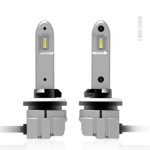 Kit Led Fendinebbia per KIA CARENS II (FJ) (07/2002) Plug&Play H27W-881 5000 LM