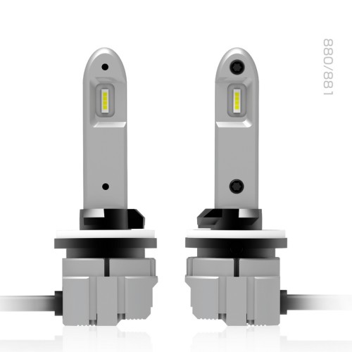 Kit Led Fendinebbia per KIA CARENS II (FJ) (07/2002) Plug&Play H27W-881 7.000 LM 15W