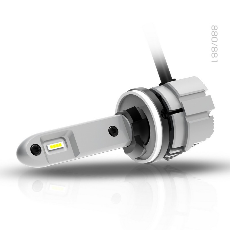 Kit Led Fendinebbia per KIA CARENS II (FJ) (07/2002) Plug&Play H27W-881 7.000 LM 15W