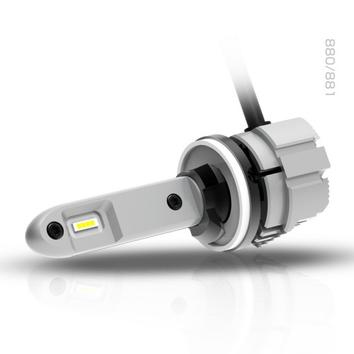 Kit Led Fendinebbia per KIA CARENS II (FJ) (07/2002) Plug&Play H27W-881 7.000 LM 15W