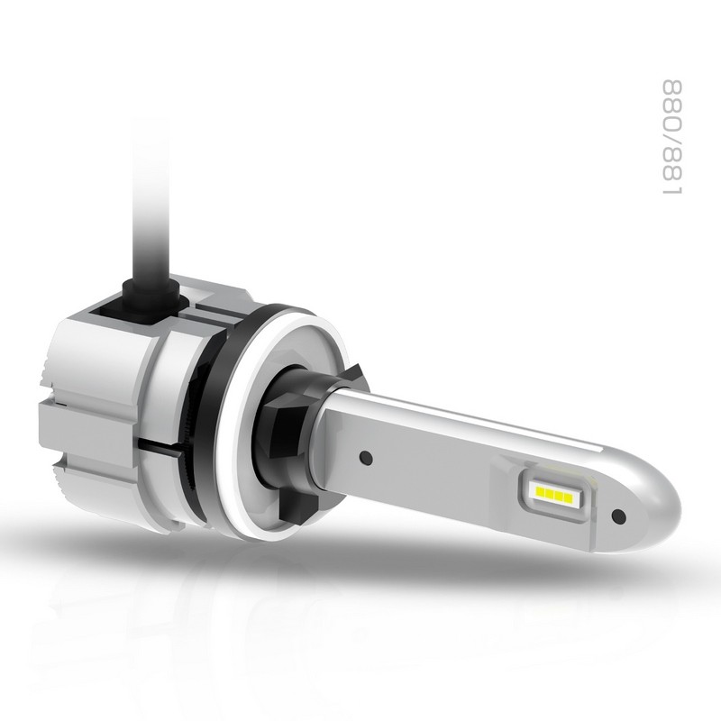 Kit Led Fendinebbia per KIA CARENS II (FJ) (07/2002) Plug&Play H27W-881 7.000 LM 15W