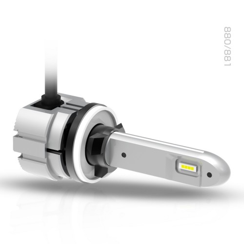 Kit Led Fendinebbia per KIA CARENS II (FJ) (07/2002) Plug&Play H27W-881 7.000 LM 15W