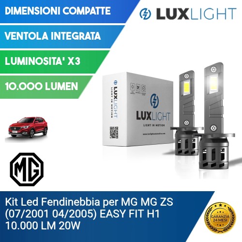 Kit Led Fendinebbia per MG MG ZS (07/2001 04/2005) EASY FIT H1 10.000 LM 20W