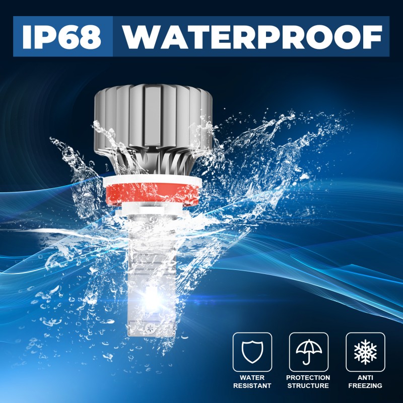 Kit Led Fendinebbia per KIA CERATO KOUP III (YD) (12/2013) Hyperled Pro H8-H9-H11 20.000LM