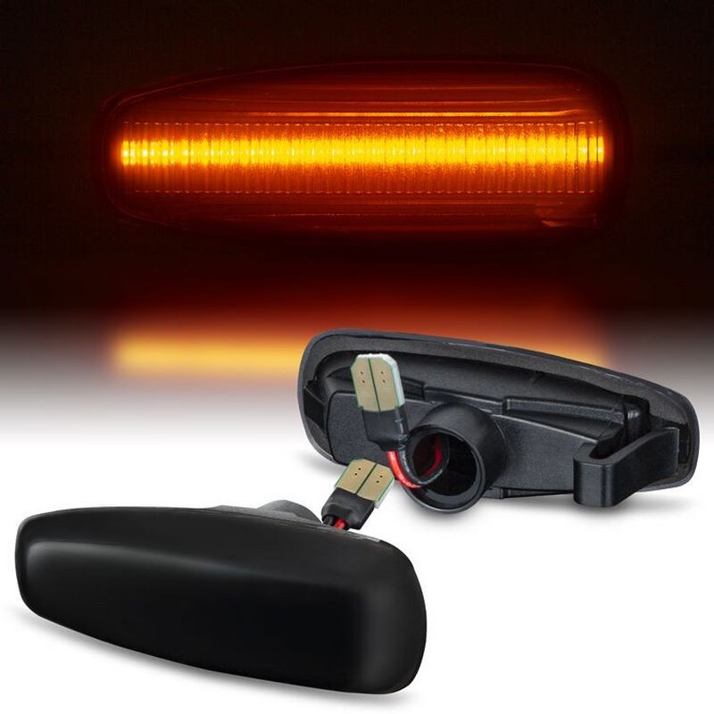 Frecce Laterali Led per KIA RIO III Tre volumi (UB) (09/2010) Fanalini Tradizionali fumé