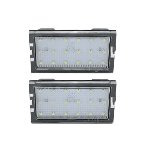 Kit Luce Targa per LAND ROVER DISCOVERY III (L319) (07/2004 09/2009) Coppia Placchette Led NoError V12