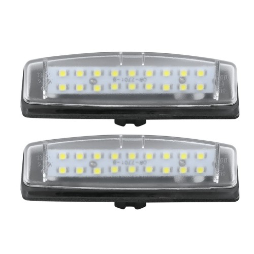 Kit Luce Targa per LEXUS RX (_U3_) (02/2003 12/2008) Coppia Placchette Led NoError V22