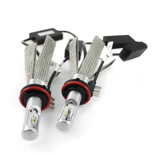 Kit Led Abbagliante per AUDI A1 Sportback (8XA, 8XF) (09/2011 10/2018) H15 a dissip. flessibile 8000LM