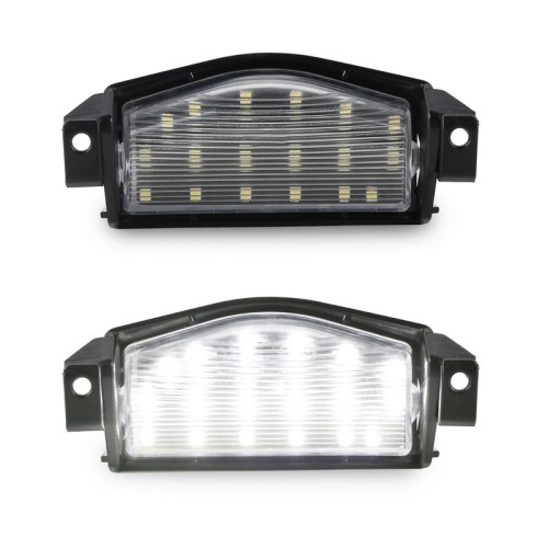 Kit Luce Targa per MAZDA 2 (DE_, DH_) (07/2007 06/2015) Coppia Placchette Led NoError V33