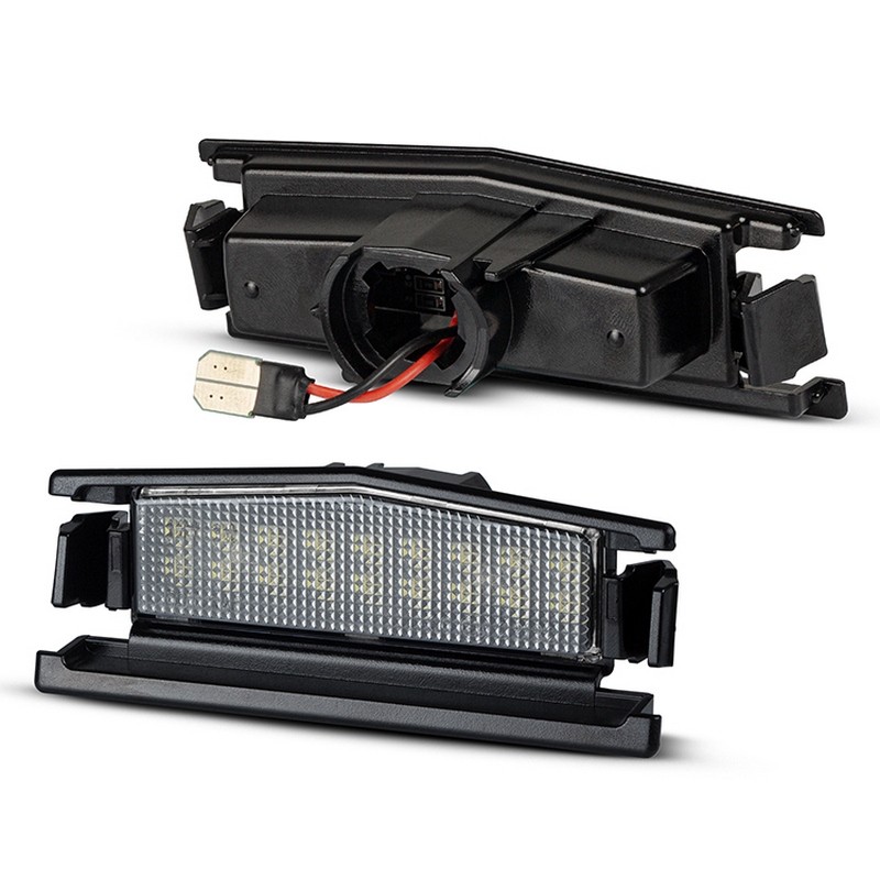 Kit Luce Targa per MAZDA 2 (DL, DJ) (08/2014) Coppia Placchette Led NoError V34