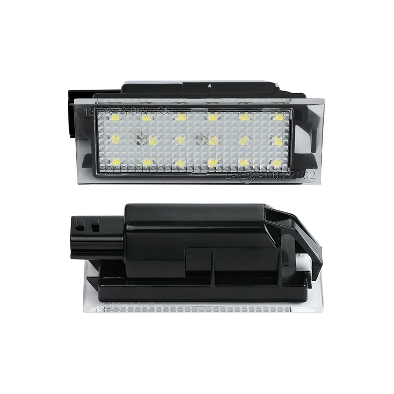 Kit Luce Targa Led No Error compatibile con RENAULT Clio, Laguna, Megane,Twingo