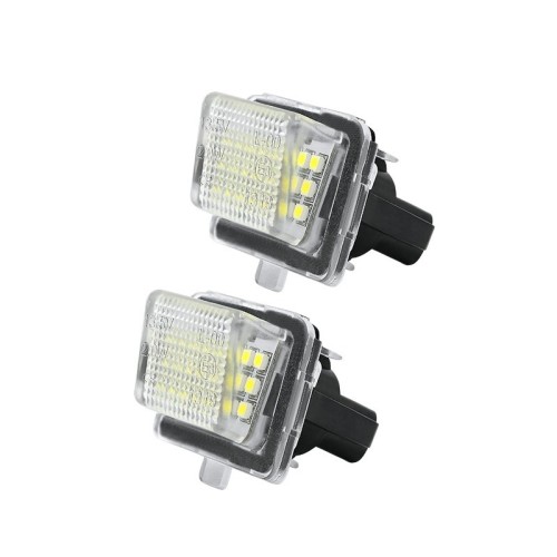 Kit Luce Targa per Mercedes-Benz CLA Coupé (C117) (01/2013 03/2019) Coppia Placchette Led NoError V14