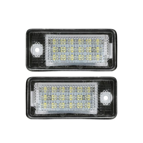 Kit Luce Targa per AUDI A3 (8P1) (05/2003 12/2013) Coppia Placchette Led NoError