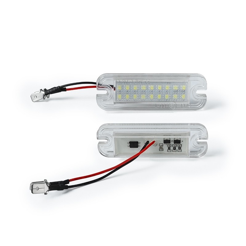 Kit Luce Targa per Mercedes-Benz CLASSE G (W463) (09/1989) Coppia Placchette Led NoError