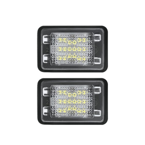 Kit Luce Targa per Mercedes-Benz CLASSE GLK (X204) (06/2008 12/2015) Coppia Placchette Led NoError