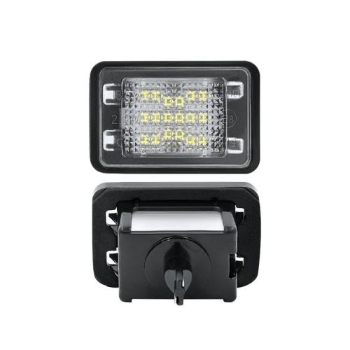 Kit Luce Targa per Mercedes-Benz CLASSE GLK (X204) (06/2008 12/2015) Coppia Placchette Led NoError