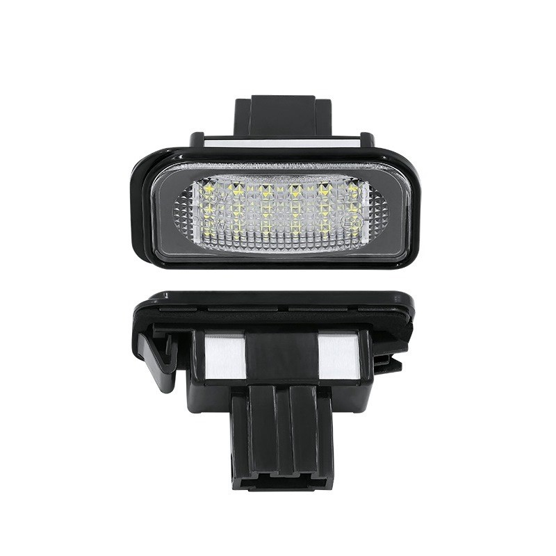 Kit Luce Targa per Mercedes-Benz CLK Cabriolet (A209) (06/2002 03/2010) Coppia Placchette Led NoError