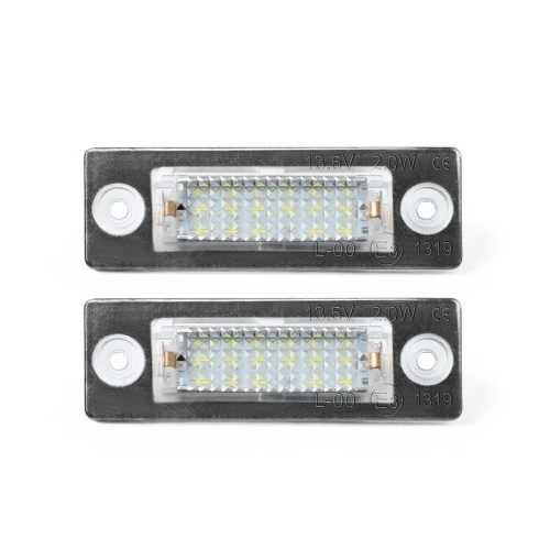 Kit Luce Targa Led No Error compatibile con VW Caddy, Passat, Touran e Superb