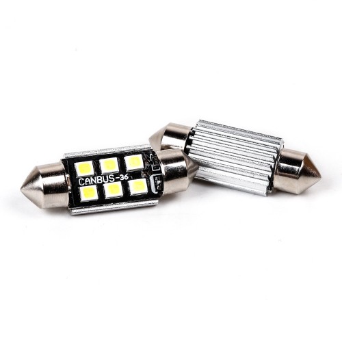 Luce Abitacolo per Mercedes-Benz SPRINTER 2-t (B901, B902) (01/1995 05/2006) Led Siluro 36x12 mm Plug&Play