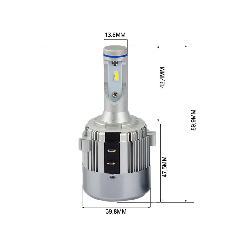 Kit Led Anabbagliante per Mercedes-Benz VITO (W447) (10/2014) Kit specifico con ventola 8000LM