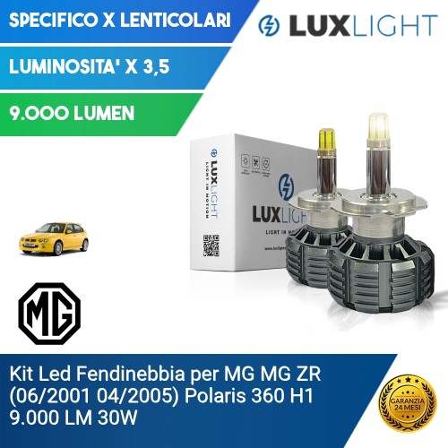 Kit Led Fendinebbia per MG MG ZR (06/2001 04/2005) Polaris 360 H1 9.000 LM 30W