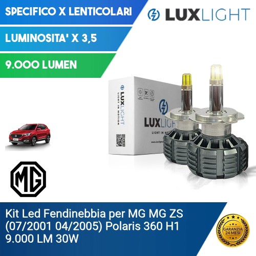 Kit Led Fendinebbia per MG MG ZS (07/2001 04/2005) Polaris 360 H1 9.000 LM 30W