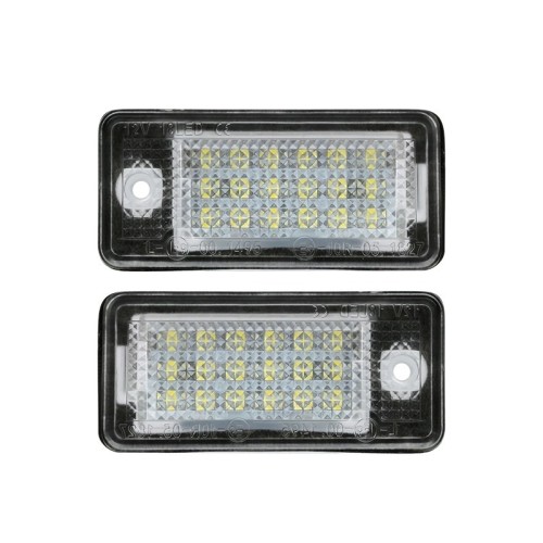 Kit Luce Targa per AUDI A4 B6 (8E2) (11/2000 12/2005) Coppia Placchette Led NoError