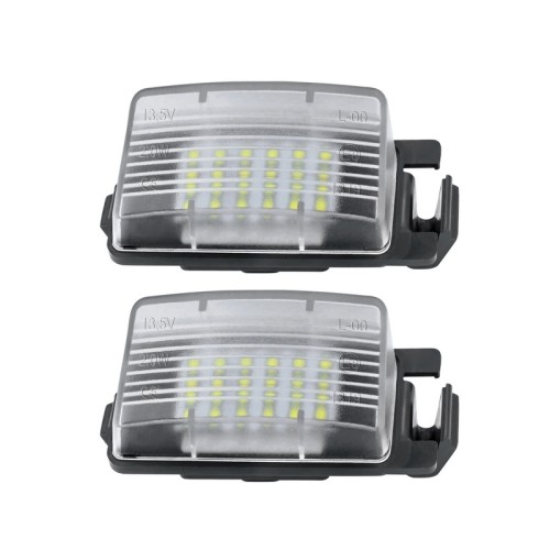 Kit Luce Targa per NISSAN LEAF (ZE0) (11/2010) Coppia Placchette Led NoError