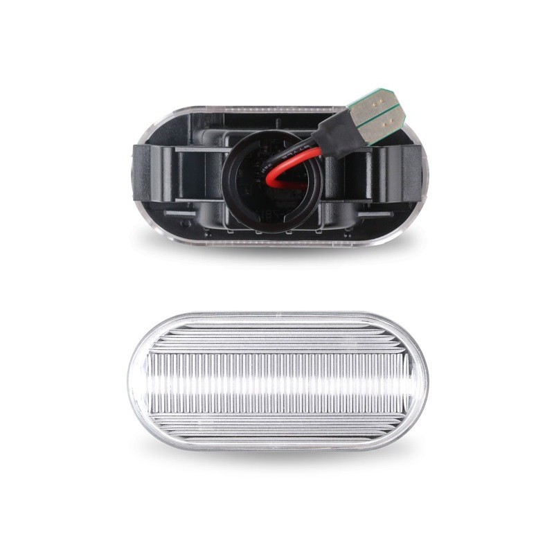 Frecce Laterali Led per NISSAN MICRA C+C III (K12) (08/2005) Fanalini Tradizionali chiari V15