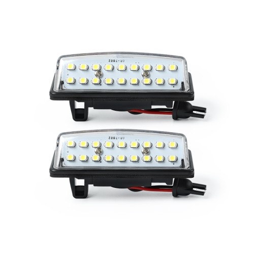 Kit Luce Targa per NISSAN MICRA V (K14) (12/2016) Coppia Placchette Led NoError