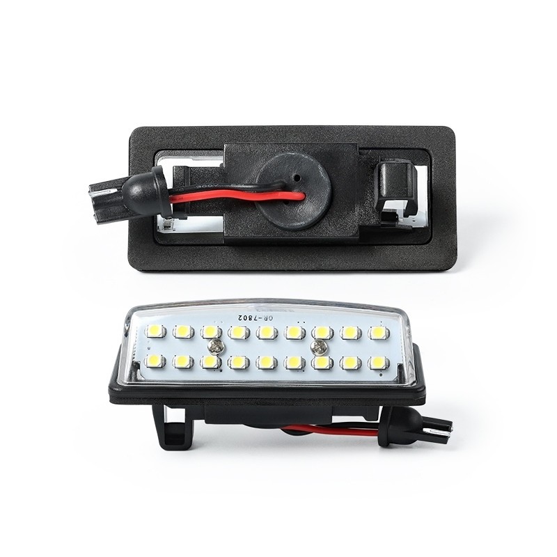 Kit Luce Targa per NISSAN MICRA V (K14) (12/2016) Coppia Placchette Led NoError