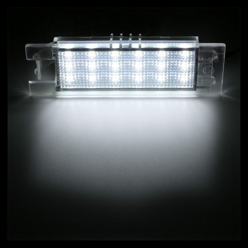 Kit Luce Targa per Opel VECTRA C GTS (Z02) (08/2002 01/2009) Coppia Placchette Led NoError V16