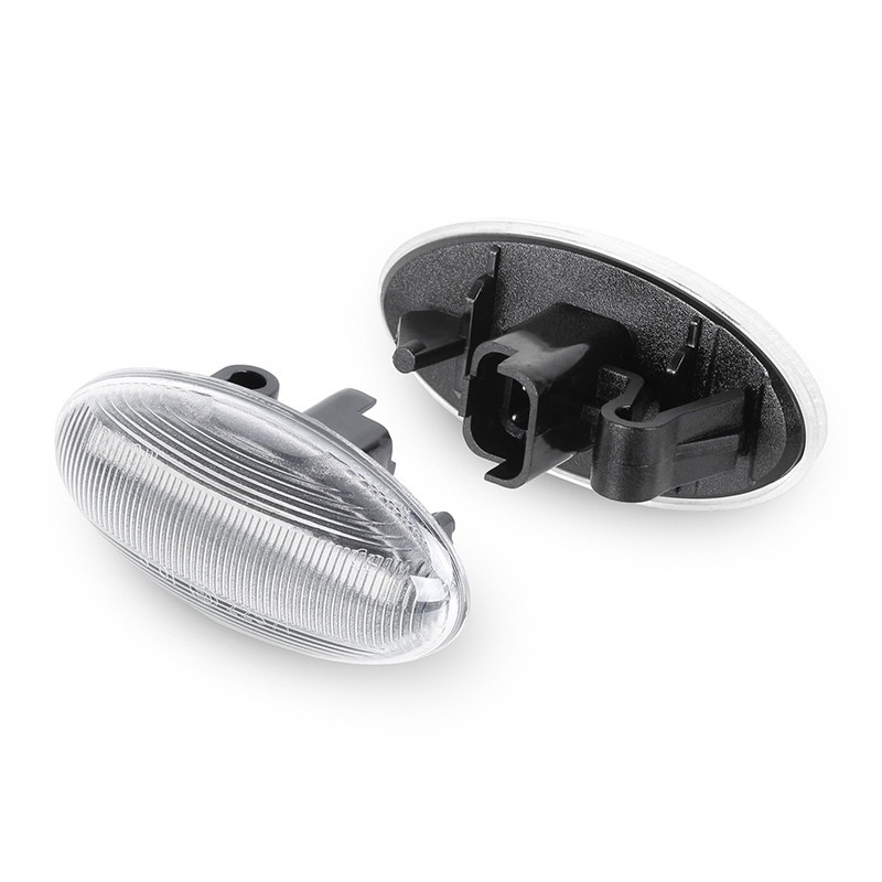 Frecce Laterali Led per PEUGEOT 206 Hatchback (2A/C) (08/1998 12/2012) Fanalini Tradizionali chiari V9