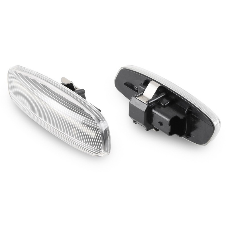 Frecce Laterali Led per PEUGEOT 207 Tre volumi (12/2007 12/2014) Fanalini Tradizionali chiari V8