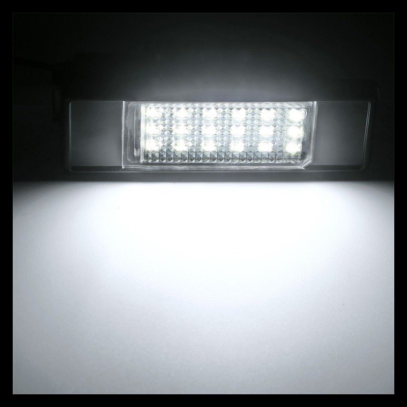 Kit Luce Targa per PEUGEOT 308 SW I (4E_, 4H_) (09/2007 10/2014) Coppia Placchette Led NoError V6