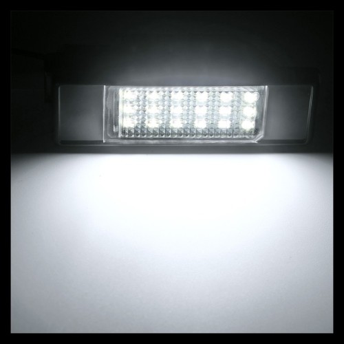Kit Luce Targa per PEUGEOT 308 SW I (4E_, 4H_) (09/2007 10/2014) Coppia Placchette Led NoError V6