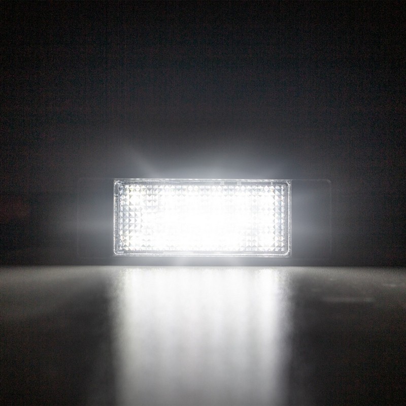 Kit Luce Targa per PEUGEOT 508 I (8D_) (11/2010 12/2018) Coppia Placchette Led NoError V31