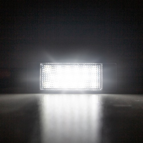 Kit Luce Targa per PEUGEOT 508 I (8D_) (11/2010 12/2018) Coppia Placchette Led NoError V31