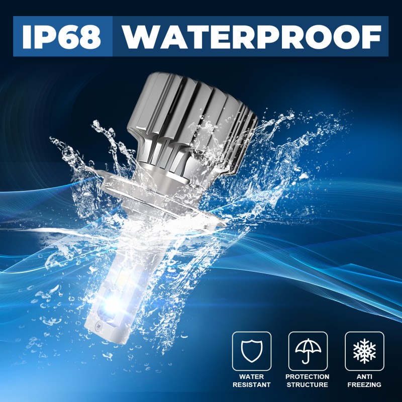 Kit Led Abbagliante per PEUGEOT PARTNER  (5_, G_) (05/1996 12/2015) Hyperled Pro H4 20.000LM 70W