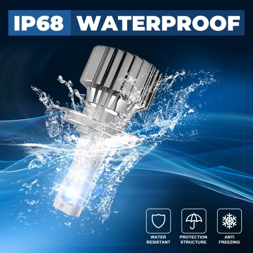 Kit Led Anabbagliante per PIAGGIO Veicoli PORTER NP6 (07/2020) Hyperled Pro H4 20.000LM 70W