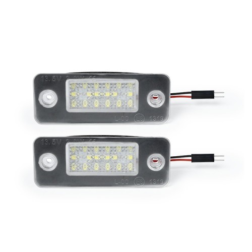 Kit Luce Targa per AUDI A8 D3 (4E2, 4E8) (10/2002 12/2010) Coppia Placchette Led NoError