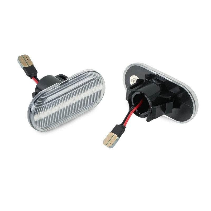 Frecce Laterali Led per RENAULT CLIO II (BB_, CB_) (03/1998 12/2016) Fanalini Tradizionali chiari V19