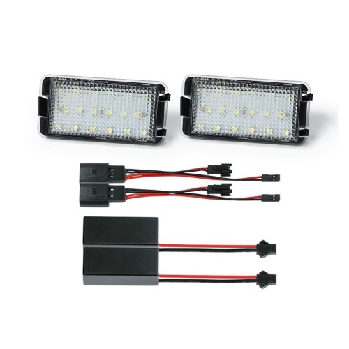 Kit Luce Targa per SEAT ALTEA XL (5P5, 5P8) (10/2006) Coppia Placchette Led NoError V21