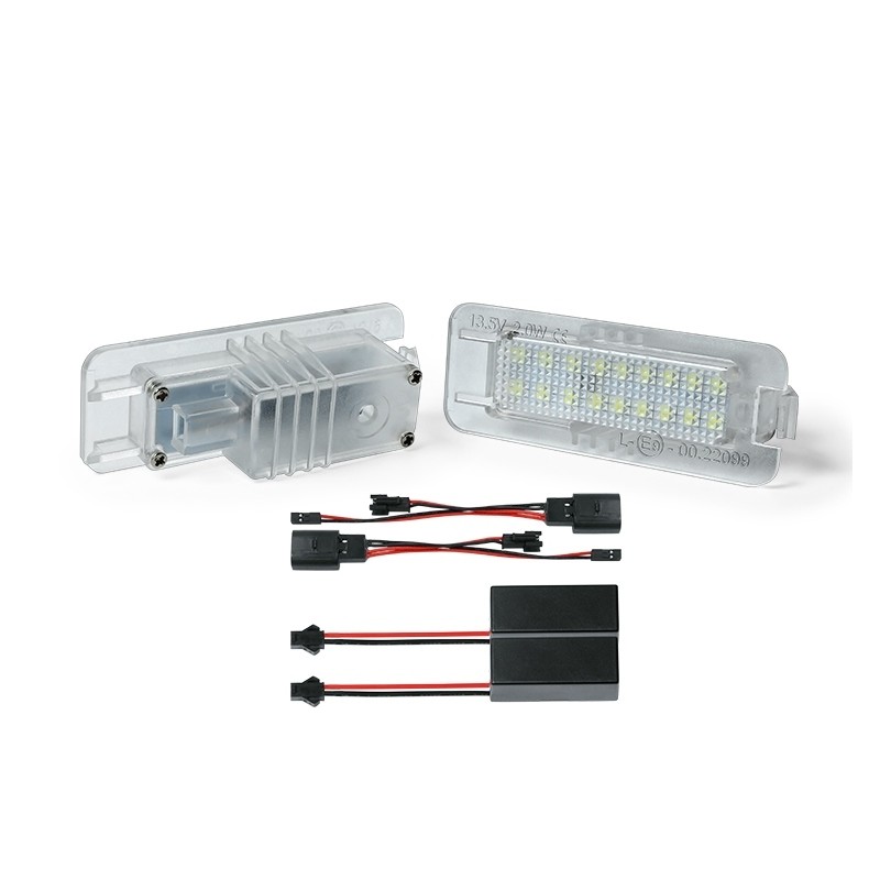 Kit Luce Targa per SEAT ALTEA XL (5P5, 5P8) (10/2006) Coppia Placchette Led NoError V26